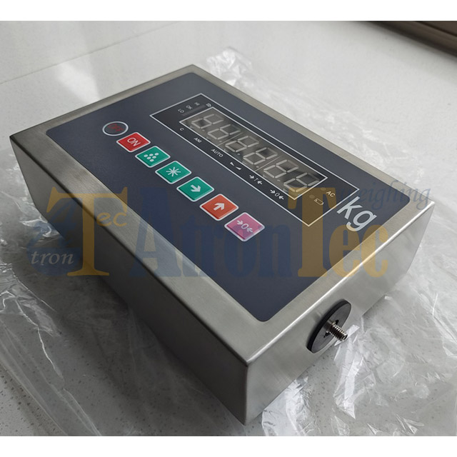 C12 Edelstahl-Wägeanzeige mit Etiketten-Barcode-Drucker, WIFI-Etikettendruck-Gewichtsanzeige